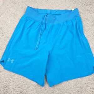 Under Armour Shorts Mens Size Medium Blue Athletic Running Speedpocket‎ Sporty